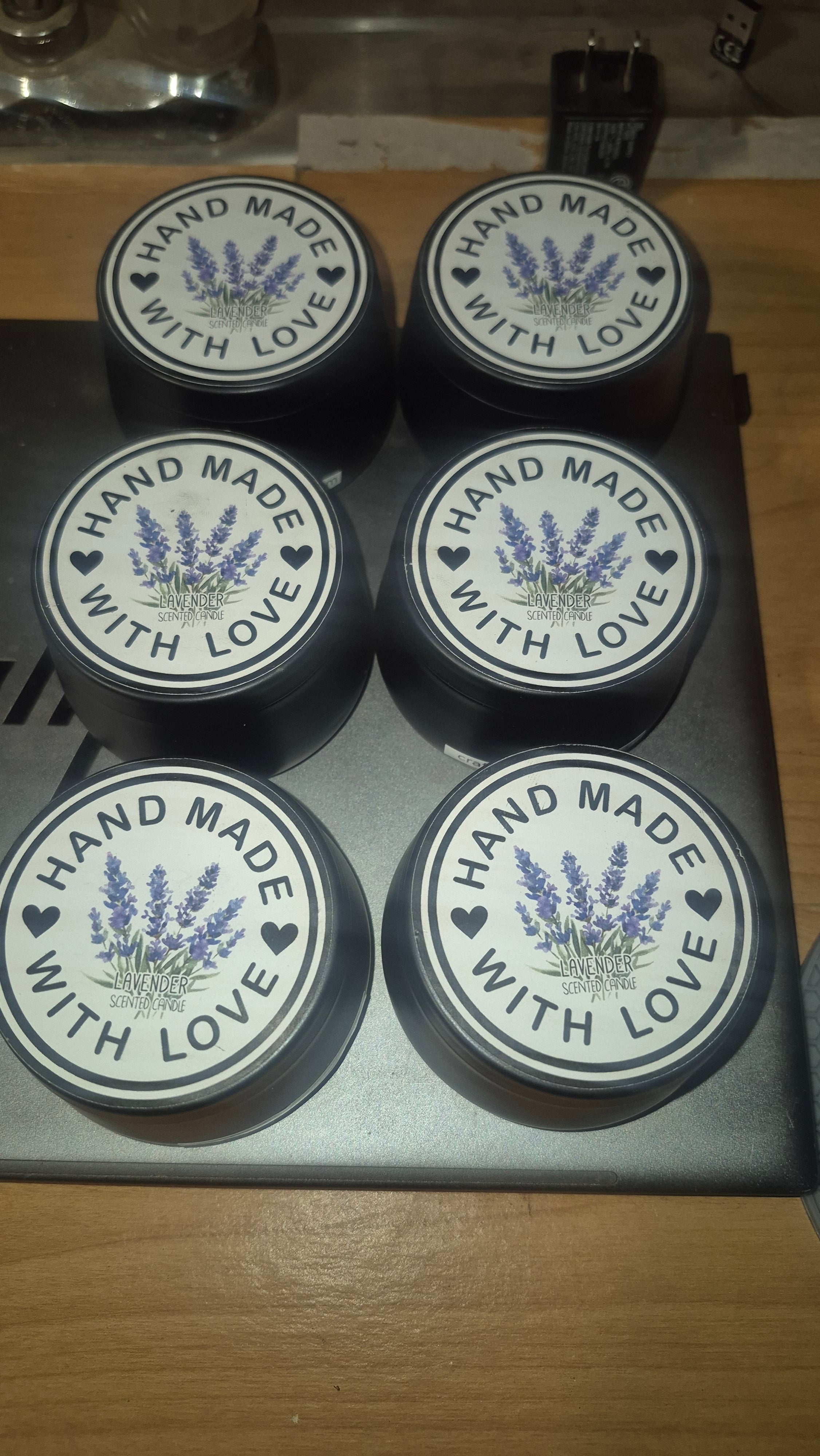 Handmade Lavender Candles